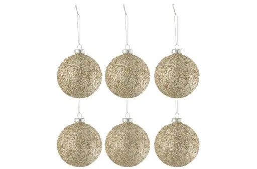 Weihnachtskugel - D ca. 10 cm, Goldfarben