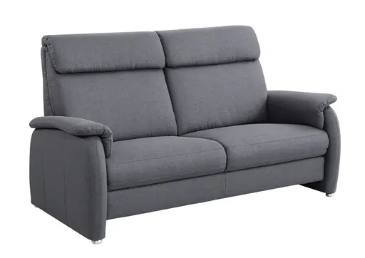 Sofa EM Barcelona - 2,5-Sitzer, Stoff, Anthrazit