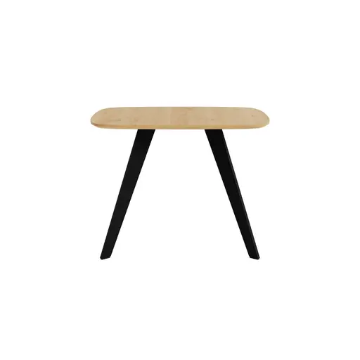Couchtisch Volaris U - BHT ca. 50x40x50 cm, Eiche massiv, Bianco 