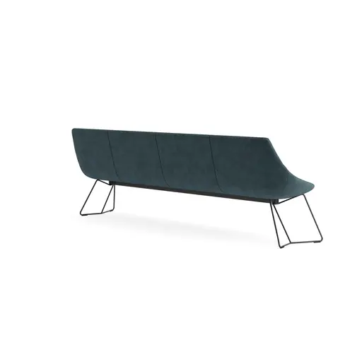 Bank Pegara Plus - B: ca. 215 cm, Stoff, Petrol