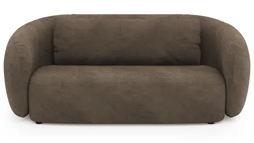 Sofa Karasu - 3-Sitzer, Stoff, Taupe
