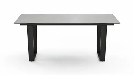 Esstisch Dinner - LB ca. 180x95 cm, Kunststoff, Hellgrau