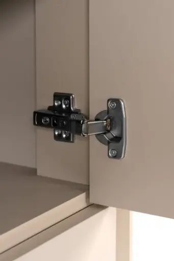 Highboard - B ca. 90 cm, Sand, Schwarz