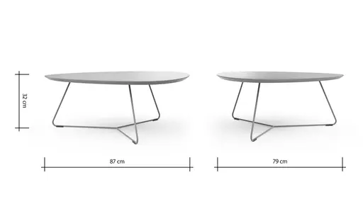 Couchtisch Fano - LBH ca. 87x78x33 cm, Fenix, Olivgrün