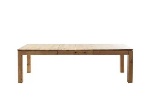 Esstisch - ausziehbar, LB ca. 180 (260) x90 cm, Balkeneiche massiv