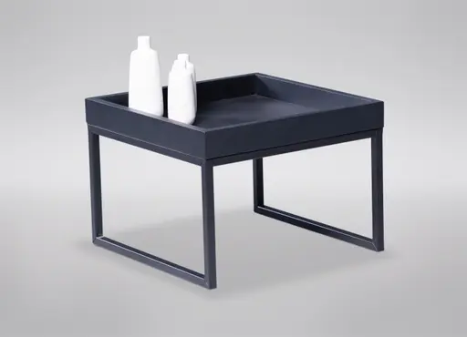 Couchtisch - LB ca. 49x49 cm, Schwarz