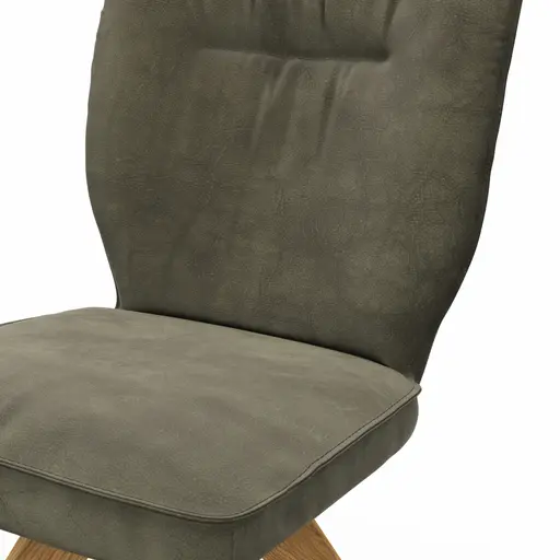 Stuhl Westmore - drehbar, Stoff, Dunkelgrün