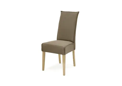 Stuhl SITTING TOGETHER_K- Stoff, Braungrün, Eiche Natur