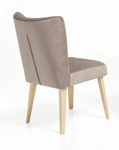 Stuhl - Stoff, Taupe