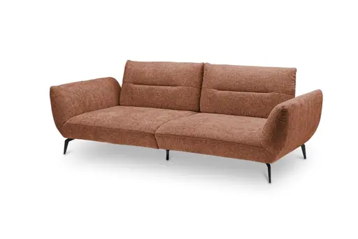 Megasofa PAYTON - 3-Sitzer, Stoff, Orange