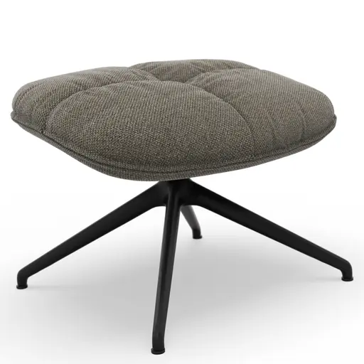 Hocker Unn - Stoff, Taupe