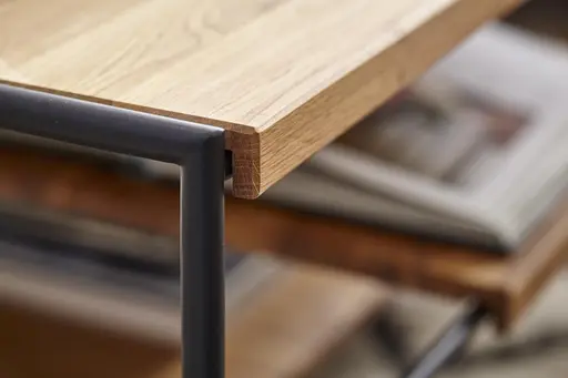 Couchtisch Hartford - BHT ca. 80x44x80 cm, Eiche massiv