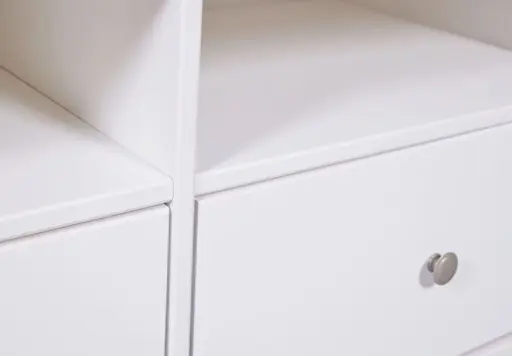 TV-Lowboard - B ca. 160 cm, Weiß