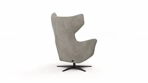 Sessel Noto Relax II - Rückenlehne und Fußteil verstellbar (motorisch), Stoff, Hellgrau