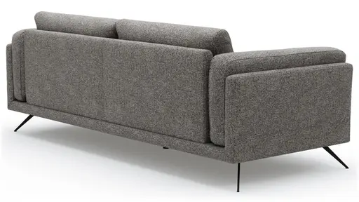 Sofa Valdemoro - 3-Sitzer, Stoff, Grau