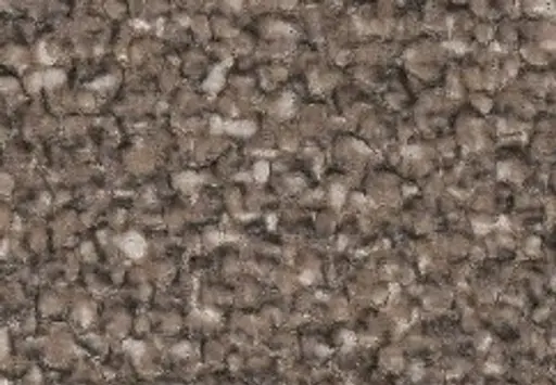 Armlehnstuhl MANJA - drehbar, Stoff, Braun