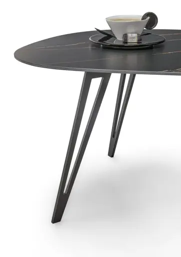 Couchtisch - 2er Set, Stein, Dunkel