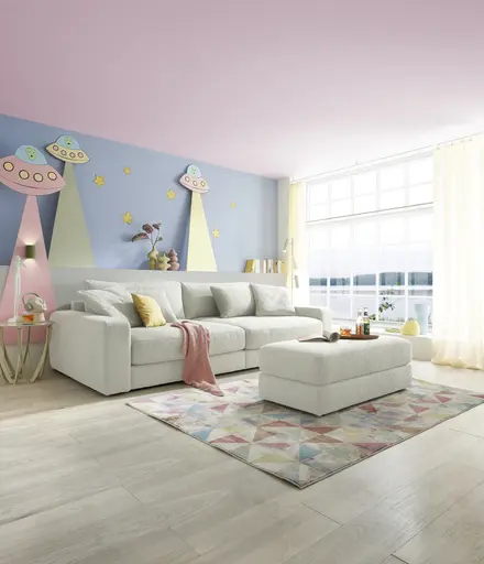 Big Sofa JOVIN - Stoff, Beige