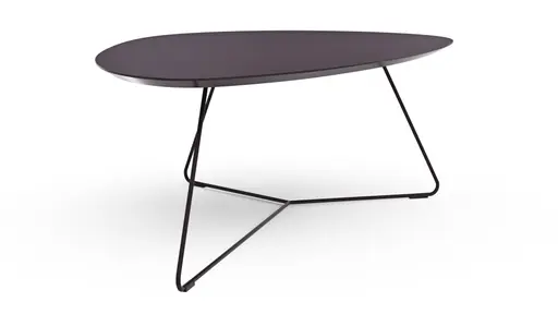 Couchtisch Fano - LBH ca. 121x75x38 cm, Fenix, Aubergine