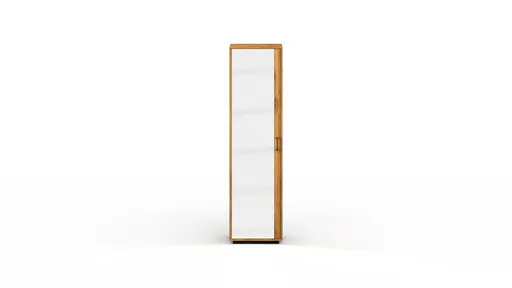 Garderobenschrank Savannah - Wildeiche massiv, natur geölt