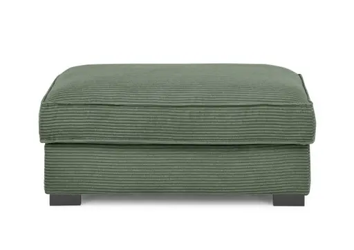 Hocker - Stoff, Grün