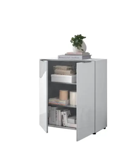 Kommode - B ca. 90 cm, Weiß