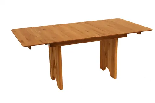 Esstisch - ausziehbar, LB ca. 180x90 cm, Eiche massiv