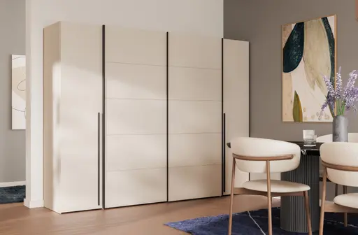  Schwebe-/Drehtürenschrank FAHDA- B ca. 270 cm, Sand