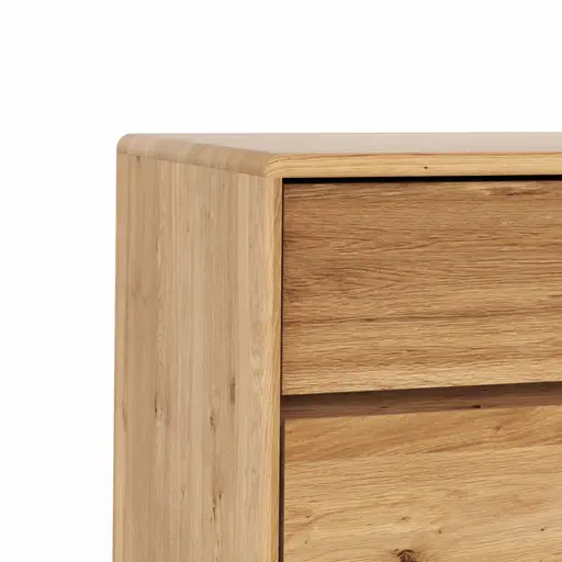 Mediaboard Hillsboro - Wildeiche natur, geölt