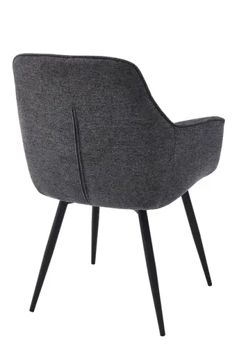 Armlehnstuhl - Stoff, Anthrazit