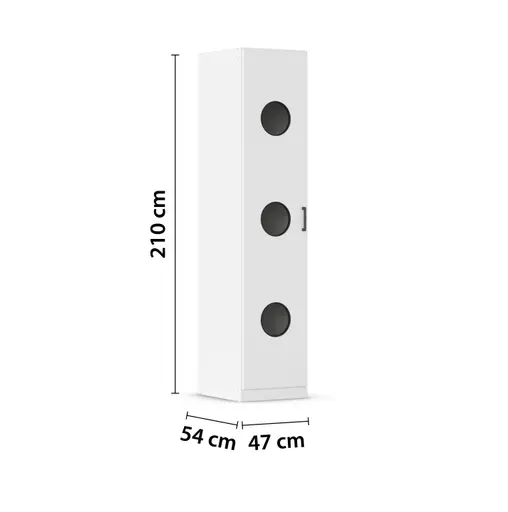 Wäscheschrank RHONDA- B ca. 47 cm, Weiß