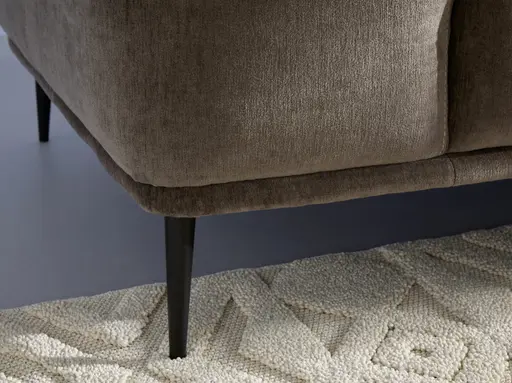 Hocker Oslo - Leder, Taupe