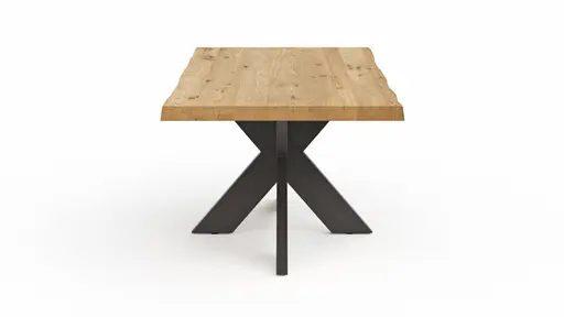 Esstisch Clifton - LB ca. 200x100 cm, Wildeiche massiv