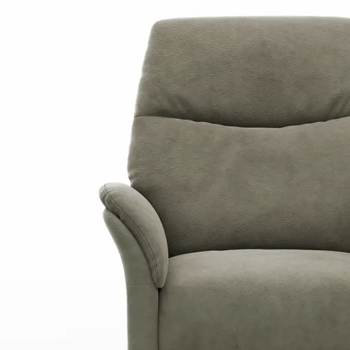 Sessel Bogota - Stoff, Schlammgrün