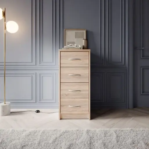 Kommode - B ca. 38 cm, Sonoma Eiche Nachbildung