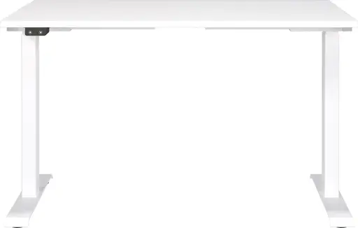 Schreibtisch GELI - B/H/T ca. 120x72-120x80 cm, Weiß