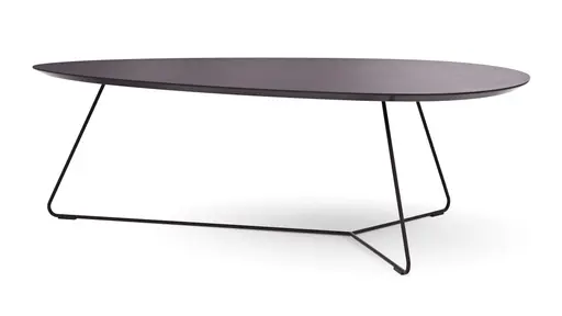 Couchtisch Fano - LBH ca. 121x75x38 cm, Fenix, Aubergine
