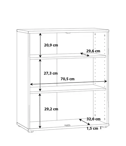 Kommode FAIK - Eiche Dekor