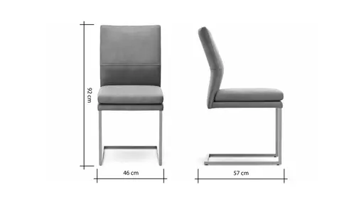 Freischwinger Carry - Leder, Olive