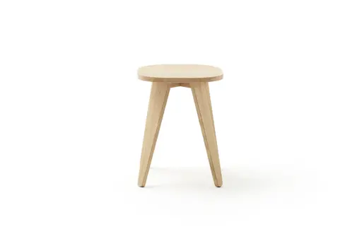 Hocker Signe - BHT ca. 40x50x40 cm, Asteiche massiv, Geölt