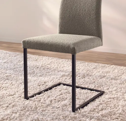 Stuhl Olvera - Stoff, Taupe