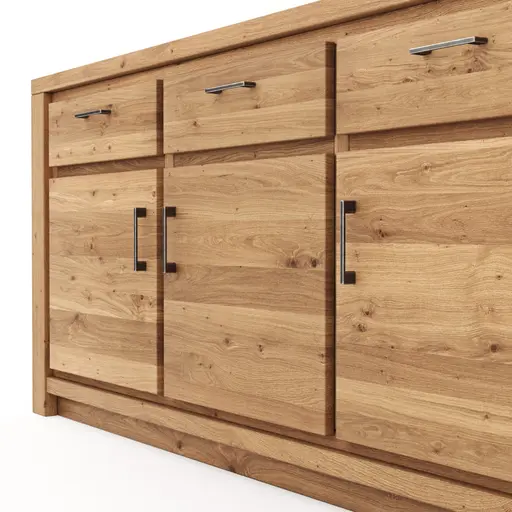 Sideboard Farmingdale - Eiche massiv, natur geölt