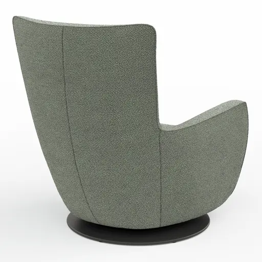 Sessel Lilaia - inkl. Dreh- und Wippfunktion, Stoff, Olivgrün