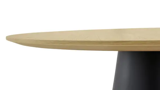 Esstisch Ose - Rund D ca. 125 cm, Wildeiche furniert