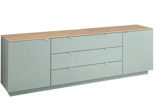 TV-Sideboard - Schilf, Eiche Dekor