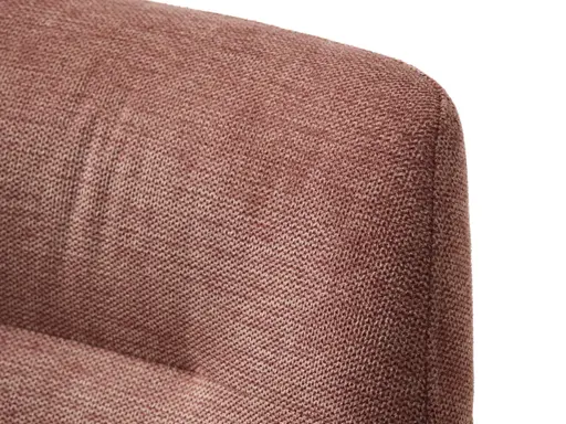 Armlehnstuhl - drehbar, Stoff, Rosa