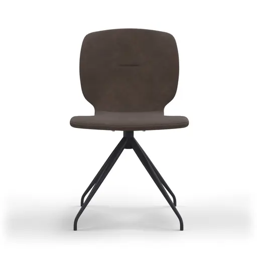 Stuhl Saltino - Stoff, Dunkelbraun