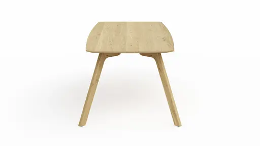 Esstisch Phoenix - LB ca. 240x100 cm, Eiche massiv, Bianco geölt