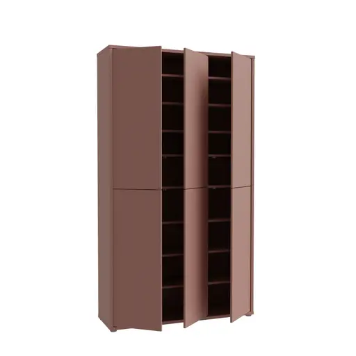 Schuhschrank FAID- B ca. 109 cm, Terracotta