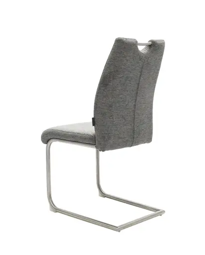 Freischwinger MERVE - Stoff, Grau